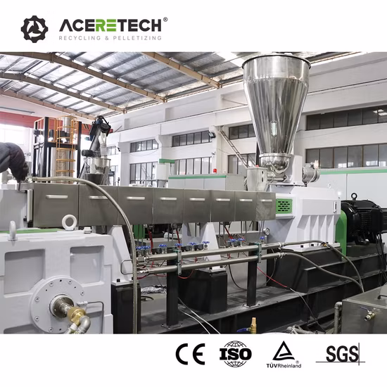 Ate Plastic Waste Pelletizing Granules Making Machine with Ceramic Heater