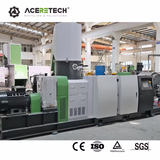 PP Flakes PVC Soft Granules Making Machine Line