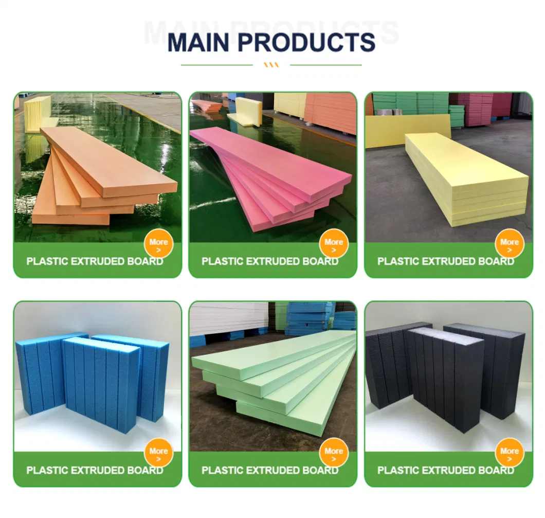 XPS Foam Board High-Density for Building Insulation Air Duct Insulation Foam Board Roof Insulation Panel Board Construction Building Materials