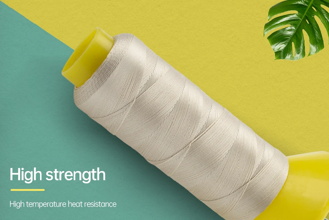 Heat Resistance and High Tensile Strength PTFE Yarn with Coated Fiberglass Glass Fiber